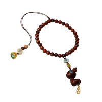 Magideal - Encanto Del Espejo Retrovisor, Accesorios Colgantes Del Espejo Retrovisor, Decoración Del Feng Shui, Decoración Del Espejo Retrovisor Chino, Decoració Palo De Rosa