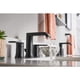thumbnail image 4 of Grifo de baño Moen Genta, 8 pulgadas, amplio y 2 manijas, negro mate, 4 of 8
