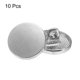 thumbnail image 3 of Uxcell 30 piezas de botones de costura planos redondos de metal de 20L 12mm con vástago de aleación para reemplazo de manualidades, 3 of 7