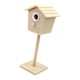 thumbnail image 1 of Casa De Muñecas A Escala 1:12, Casa Para Pájaros, Manualidades Para Hacer Tú Mismo, Regalo Para Fiesta De Pascua, Accesorio Para Jardín De Hadas, Color Madera, 1 of 5