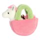 thumbnail image 5 of Peluche Pony Manzana Aurora con Bolso, 20 cm, Blanco, 5 of 6