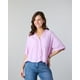 thumbnail image 2 of Blusa Mujer Crep cuello camisero Lila Polemic, 2 of 3