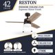 thumbnail image 3 of Ventilador de techo Prominence Home Reston 42" LED Bronce, 3 of 9