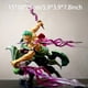 thumbnail image 2 of One Piece Garage Kit, Three Thousand Worlds Roronoa Zoro POP Three-knife Flow Anime Model Birthday Gift Ornament, 2 of 2
