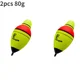 thumbnail image 1 of 2 Pzas 80g EVA Luminoso Flotador Nocturno de Pesca Luz Palo Espuma Plástico Bobber Mar Roca Pesca Flotadores Llamativos, 1 of 7