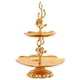 thumbnail image 1 of Soporte De Postre De Figura De Soporte De Cupcake Dorado De 2 Niveles Para Boda Navidad, 1 of 5