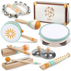Set De Instrumentos Musicales Aliex Montessori Para Niños De 1 A 3 Años