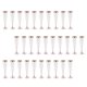 thumbnail image 4 of Paquete De 30 Copas, Copas De Champán, Plástico Desechable Para Eventos, Suministros Para Fiestas, Oro Rosa, 4 of 5