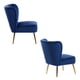 thumbnail image 4 of Sitial Amadeo Con Patas Doradas Azul, 4 of 6