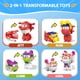 thumbnail image 2 of Figuras Transform-a-Bots Super Wings de 2" - Pack de 4, 2 of 6
