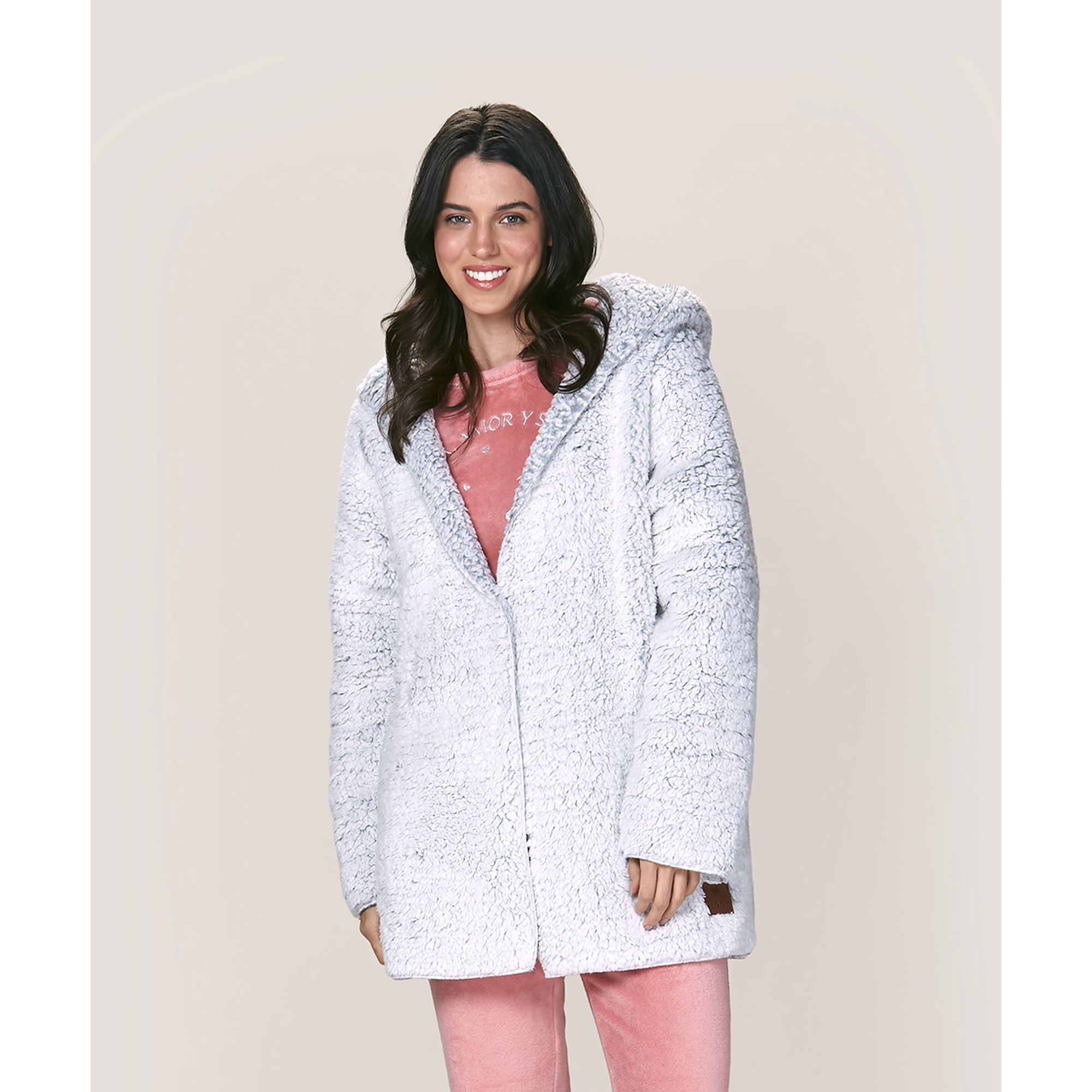 Lady Genny - Bata Corderito | Abrigo Acogedor Para El Frío Diario