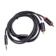 thumbnail image 4 of 1 1 8 3m 3 5mm 2rca M A Cable De Audio Hi Fi Estéreo Aux Cable Adaptador 1 8 M, 4 of 5