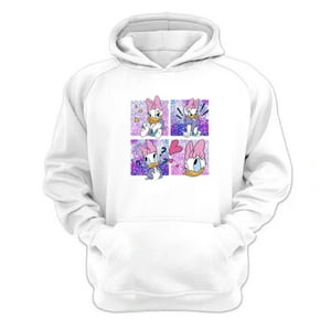 Genérico - Polerón Canguro Daisy Blanco Talla Xs Unisex