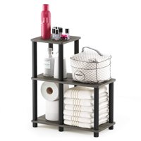 Estante Furinno Turn-N-Tube Accent Decorativo En Roble Francés Gris