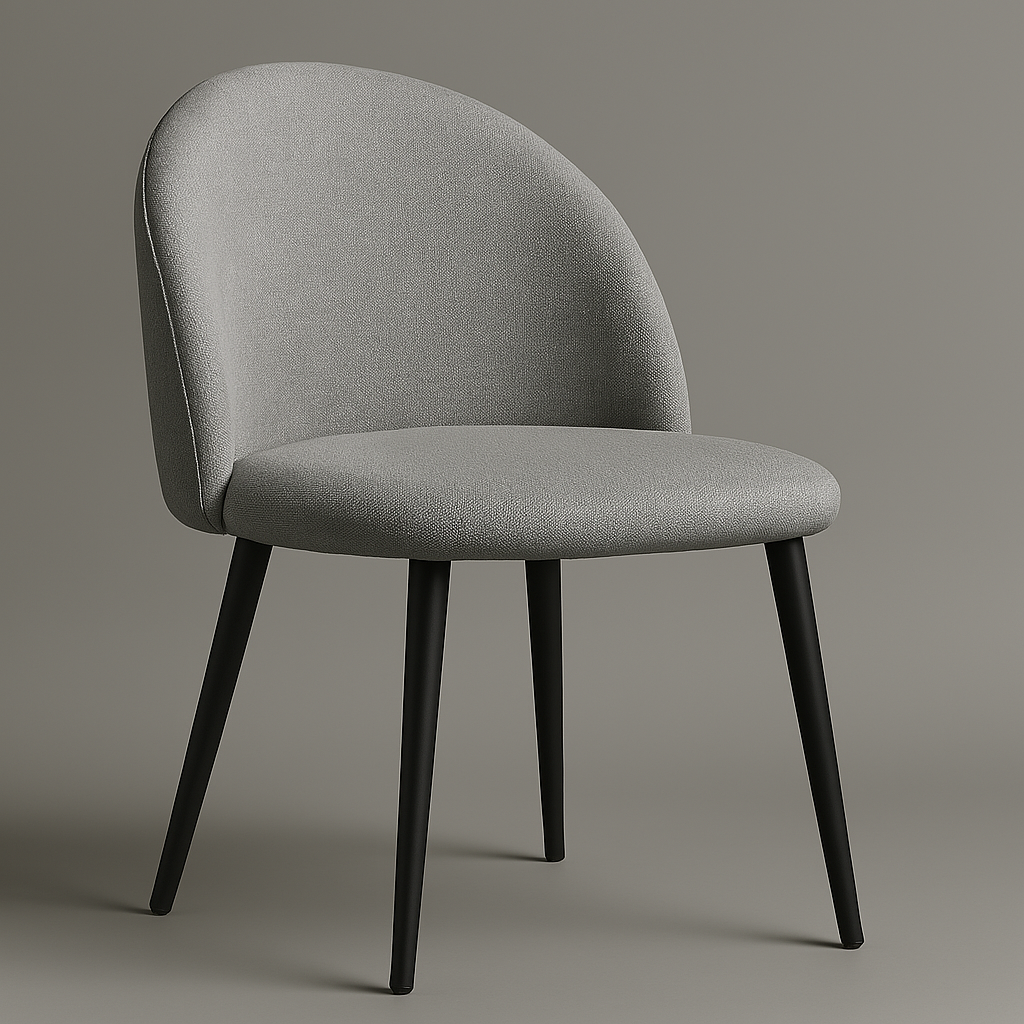 Oh! Mi Hogar ® - Silla Berna Lino Base Negro