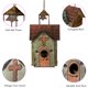 thumbnail image 3 of Casa para Pájaros MOCOME de Metal Colgante con Diseño de Iglesia 17x15x33 cm, 3 of 6