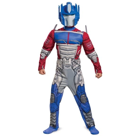 Disfraz de Optimus Prime Transformer con Muscle Kids