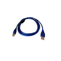 Genérico - Cable Para Impresora 1.5 Mts Azul