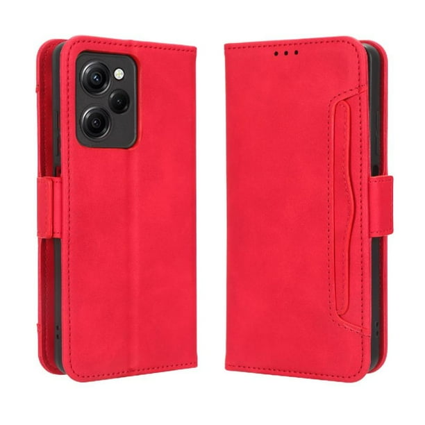 Funda Tipo Billetera FOXDOCK para Xiaomi Poco X5 Pro – Tapa Flip con Tarjetero