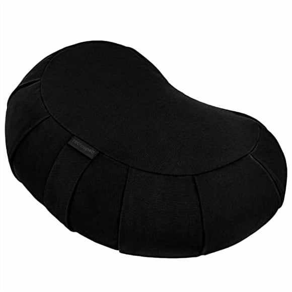 Cojín de meditación Retrospec Sedona Zafu con cáscaras de trigo sarraceno