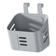 thumbnail image 3 of Cesta De Almacenamiento Colgante Cesta De Almacenamiento Con Gancho Para Baño Dormitorio En Una Barandilla L Gris, 3 of 6