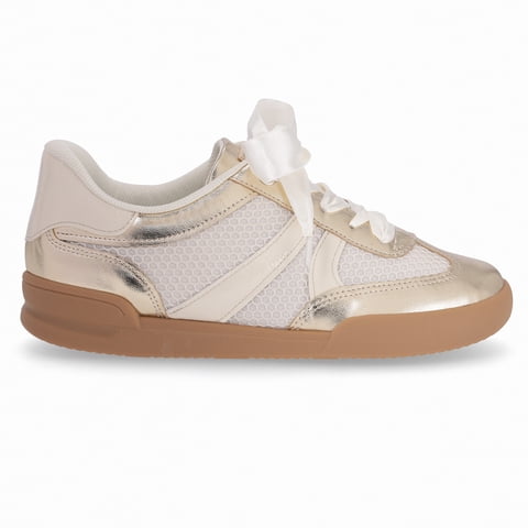 Zapatilla Mujer Dorado/Beige Caroline Piccadilly