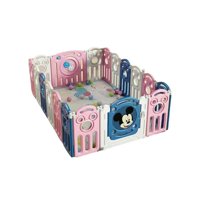 Corral 1.2*1.8M Rosado Con Alfombra Lubabycas