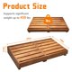 thumbnail image 3 of Taburete Koretech de madera para interiores y exteriores, 9 cm de altura, roble, 3 of 6