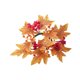 thumbnail image 2 of Anillo De Vela De Acción De Gracias, Anillos De Vela De Otoño Para Barra De Granja De Mesa, Naranja, Amarillo, 2 of 5