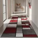 thumbnail image 1 of Alfombra Pasillera 3d Wm 60x180 Cm Decorativa - 1.8 M - 60 Cm - Cuadrado Con Rojo - Rojo Con Blaco, 1 of 3