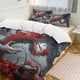thumbnail image 1 of Spider-Man Family Bed 3 Piece Set Personalized Bedding Decor for Kids And Teens Anime Student Dormitory Cover, 1 of 5