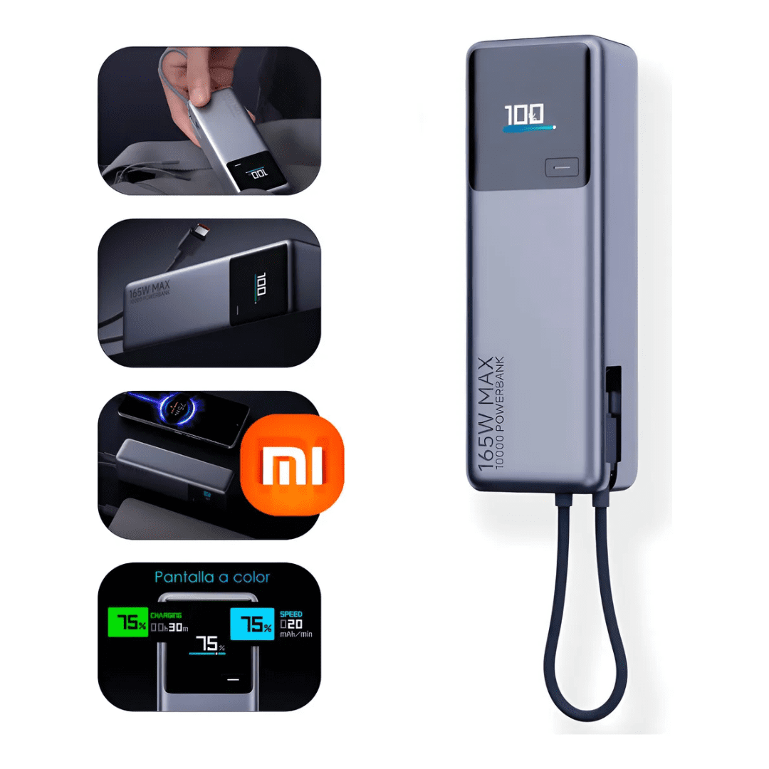 Xiaomi Powerbank 10000mah 165w Hypercarga