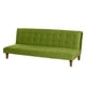thumbnail image 2 of Futon Turin Tela Velvet Pistacho, 2 of 3