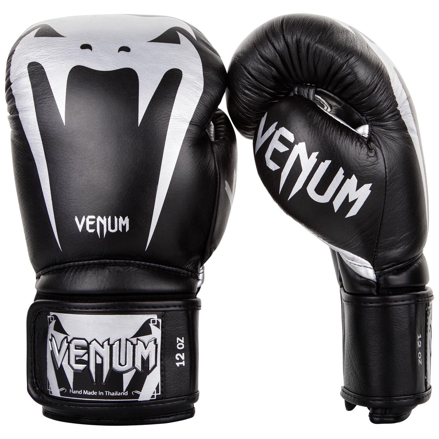 Guantes De Boxeo Venum Giant 3.0 12 Oz Negro/plata