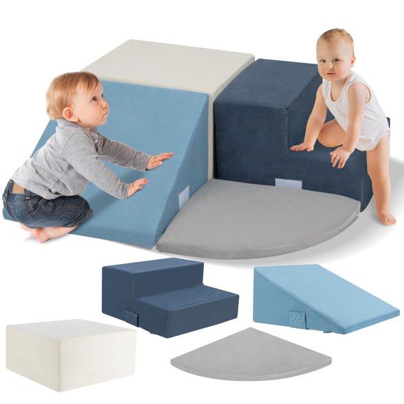Bloques de espuma para escalar CAPAKIDS, tamaño grande, 4 unidades, para niños de 1 a 3 años