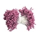 thumbnail image 4 of 1 paquete artificial mate cabezas dobles flor estambre pistilo púrpura rojo, 4 of 5