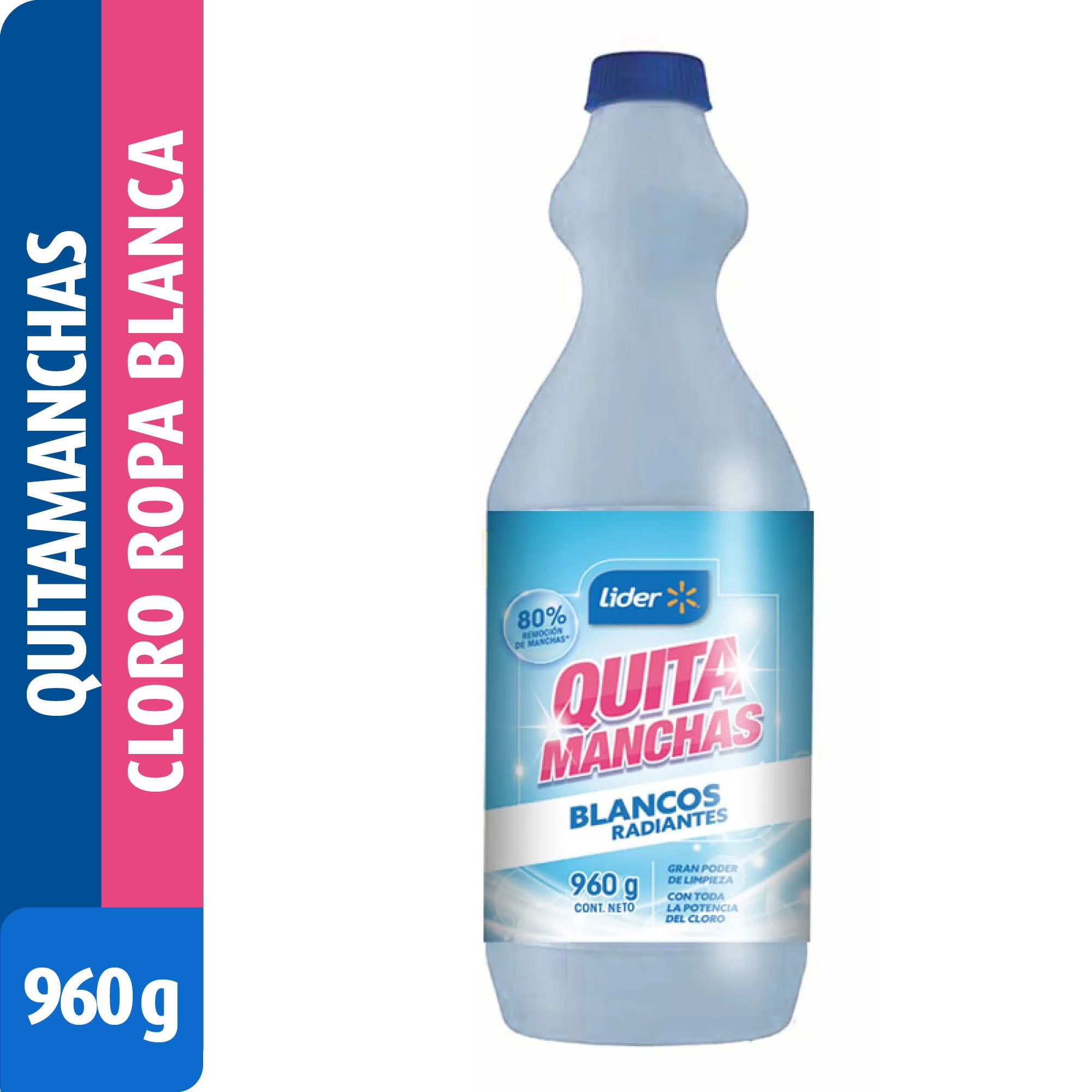 Quitamanchas Líquido Blancos Radiantes 960 g Lider
