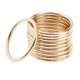 thumbnail image 2 of 10 Uds. De Anillos De Atrapasue?os De Metal De Hierro Soldado, Aro De Macramé, Artesanía Dorada, 2 of 5