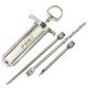 thumbnail image 1 of Inyector de Carne PBKay Acero Inoxidable 304 60 ml 3 Agujas, 1 of 5