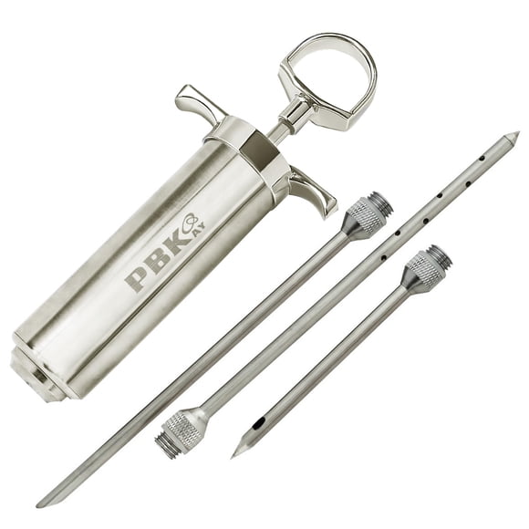 Inyector de Carne PBKay Acero Inoxidable 304 60 ml 3 Agujas