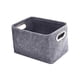 thumbnail image 3 of Organizador De Juguetes Para Perros, Contenedor Con Correas De Gran Capacidad, Cesta De Almacenamiento De Fieltro Para Ropa Para Mascotas, Gris Oscuro, 3 of 3