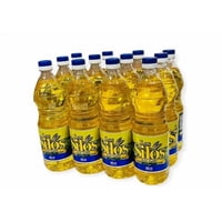 Aceite Los Silos Vegetal 12 Botellas 900 Cc