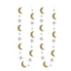 thumbnail image 2 of Estrella Luna Guirnalda Colgantes Empavesados ​​Ramadán Eid Fiesta Cumpleaños Decoraciones Oro, 2 of 5