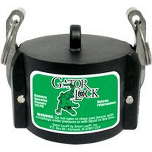 Tapa Green Leaf GLP 150 de polipropileno tipo Gator Lock de 1.5 pulgadas