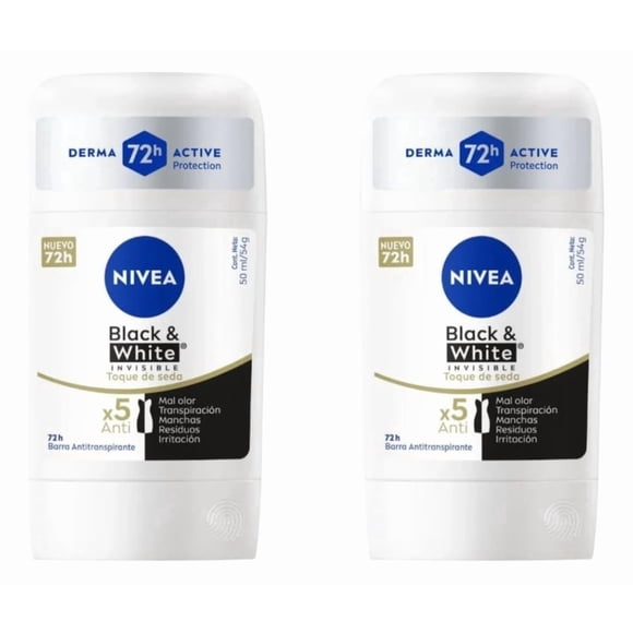 NIVEA TOQUE DE SEDA BARRA ANTITRANSPIRANTE 50ML x2