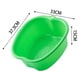 thumbnail image 4 of Cubo de baño para remojo de pies, bañera de pedicura y masajeador, lavabo de spa para pies, lavabo para remojar pies secos y agrietados, color verde, 4 of 5