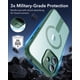thumbnail image 5 of Funda ESR para iPhone 16 con Soporte, MagSafe, Transparente Verde, 5 of 8