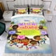 thumbnail image 4 of Levántate y Canta Conjunto de sábanas temático, trío de piezas, cómodo y amigable con la piel, diseño único, regalo de decoración para el hogar para familiares, amigos y fans,135cm *200cm, 4 of 6