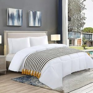 Top Lucky - Piecera De Algodon-Lino Flecos King