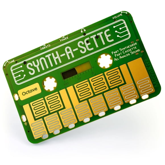 Sintetizador analógico MicroKits Synth-a-sette con panel táctil de 13 teclas
